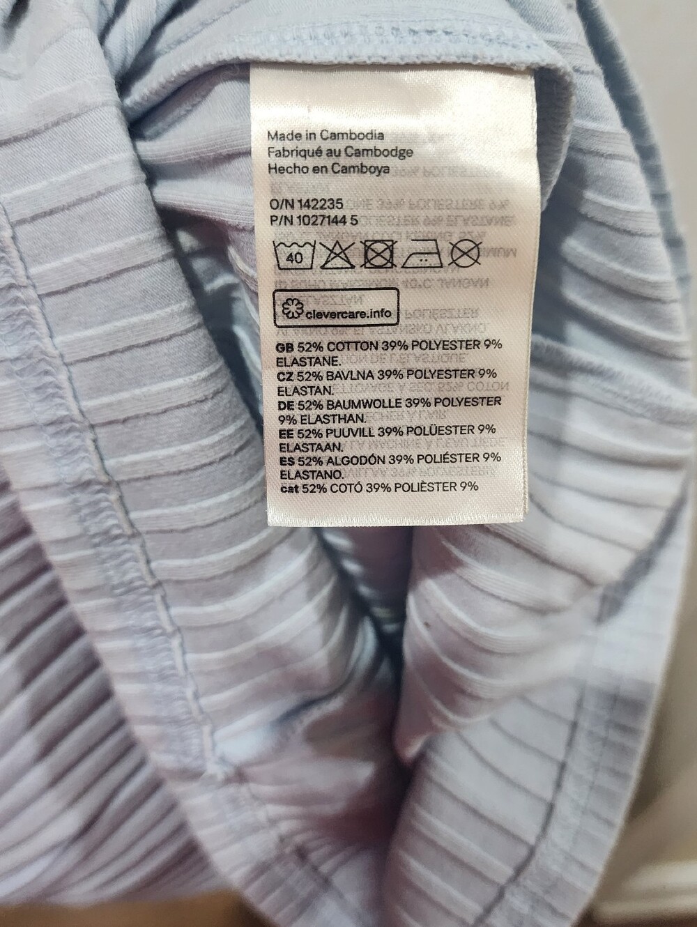 Divided by H&M Junior's Blue Short Sleeve Collar Ribbed Bodycon Midi Dress Small - Picture 5 of 6